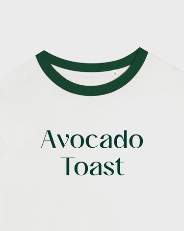 Avocado Toast vegan slogan t-shirt