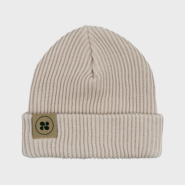 Beige winter beanie – warm and comfortable for cold days