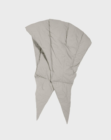Beige recycled fabric headscarf eco conscious accessory