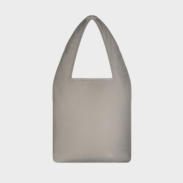 Beige vegan tote bag with pouch sustainable accessory