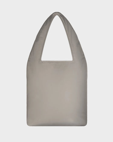 Beige vegan tote bag with pouch sustainable accessory