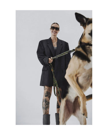 Black green sole ugg-like boots – vegan and stylish