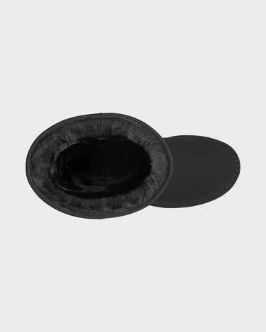Black tall vegan sustainable boots