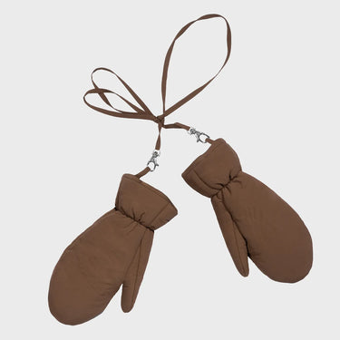 Winter Vegan Gloves Brown