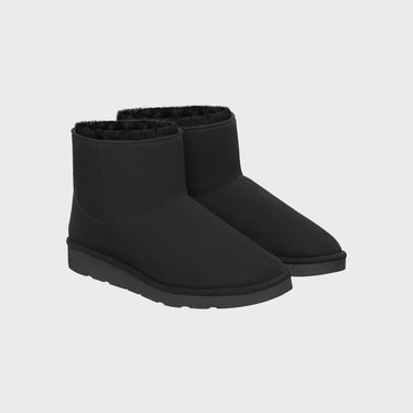Cruelty-free black ankle boots for winter