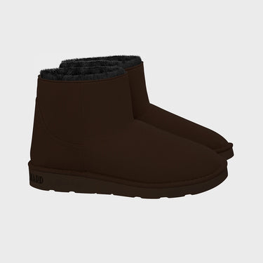 Cruelty-free dark brown ankle boots for men and women