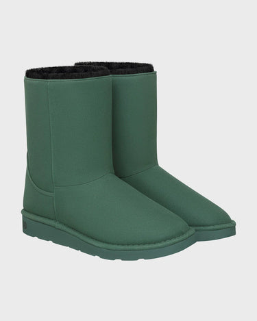 Ethical green mid-calf vegan boots