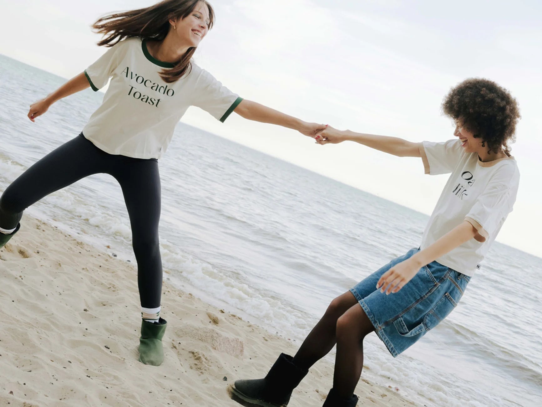 Green sustainable vegan boots