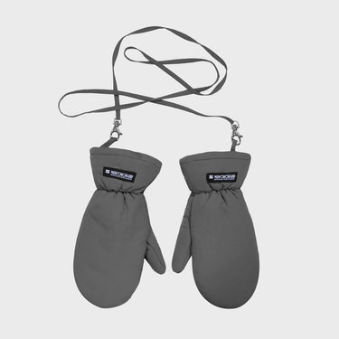 Grey recycled vegan warm gloves eco friendly accessory