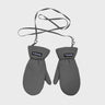 Grey recycled vegan warm gloves eco friendly accessory