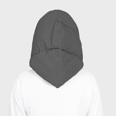 Grey sustainable headscarf eco conscious fashion