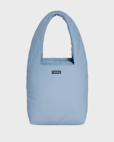 Sky blue vegan shoulder bag and pouch eco friendly fashion set