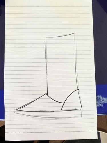 Sketch of a shoe