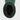 Close-up of a green boot with black vegan fur lining on a light gray background