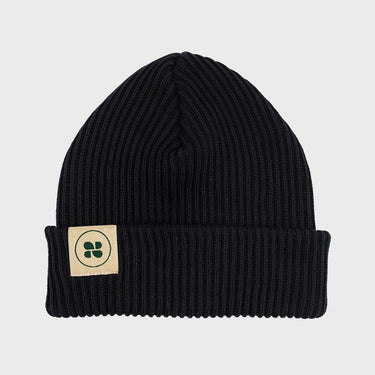 Thermal black beanie – perfect for winter warmth