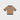 Vegan message t-shirt brown