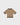 Vegan message t-shirt brown