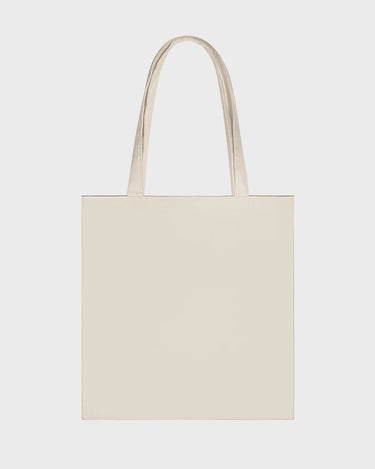 Vegan off white shopping bag