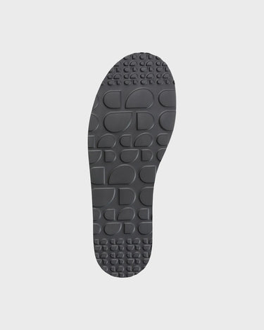 Vegan suede black ankle shoes with warm lining