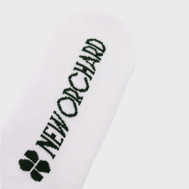 Vegan white pride socks with rainbow design