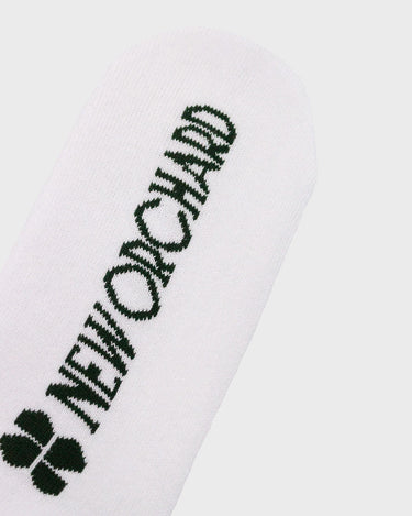 Vegan white pride socks with rainbow design